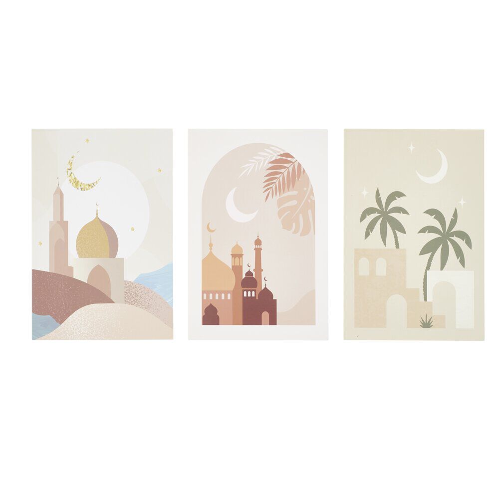 Affiche déco 10x15 thème Maroc x3 (2 modèles)