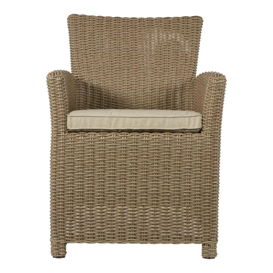 Les - Tuinstoel Tropez Straw - bruin