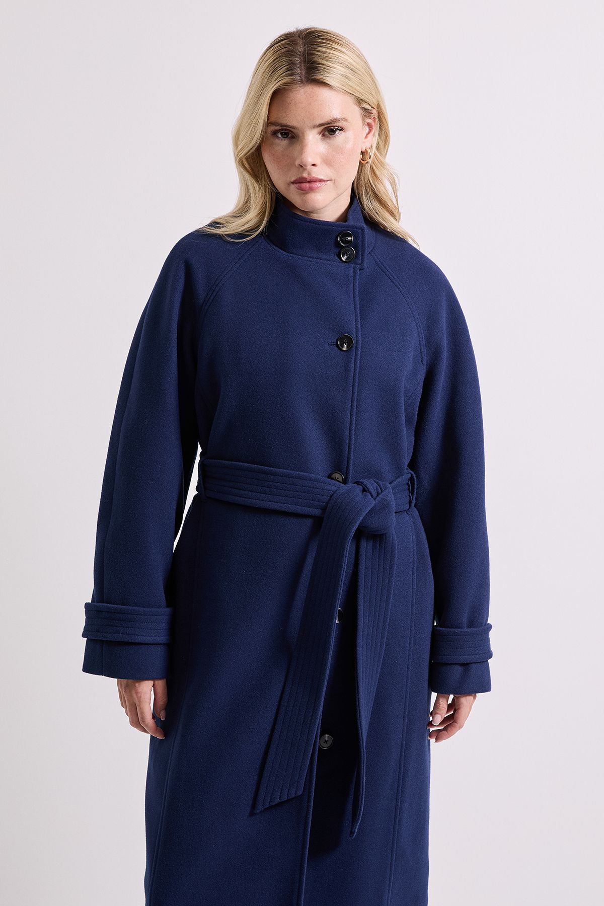 Dorothy Perkins Classic Midi Funnel Neck Coat