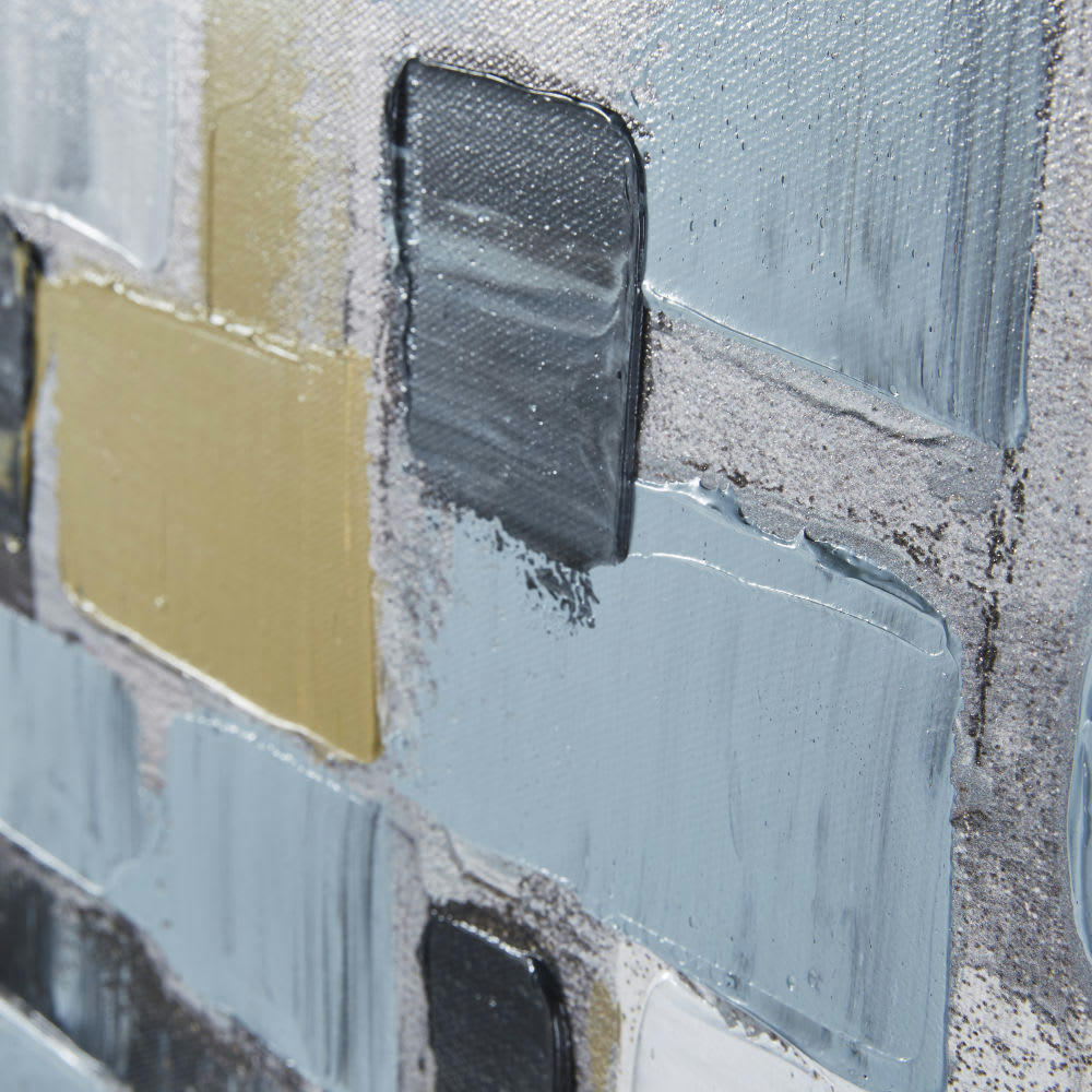 KENT - Triptyque en toile multicolore 50x150