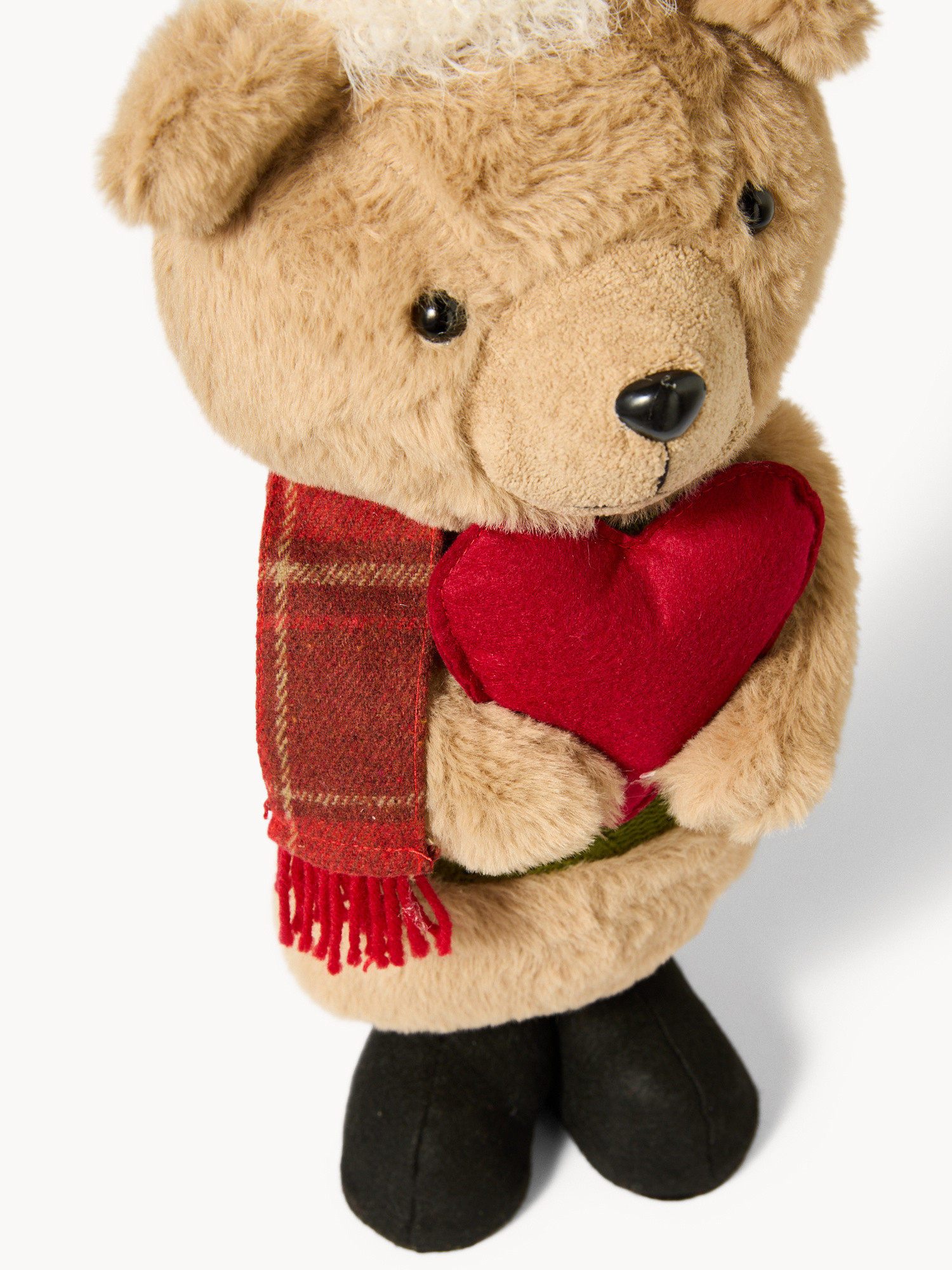 Decorazione natalizia orsetto con cuore M