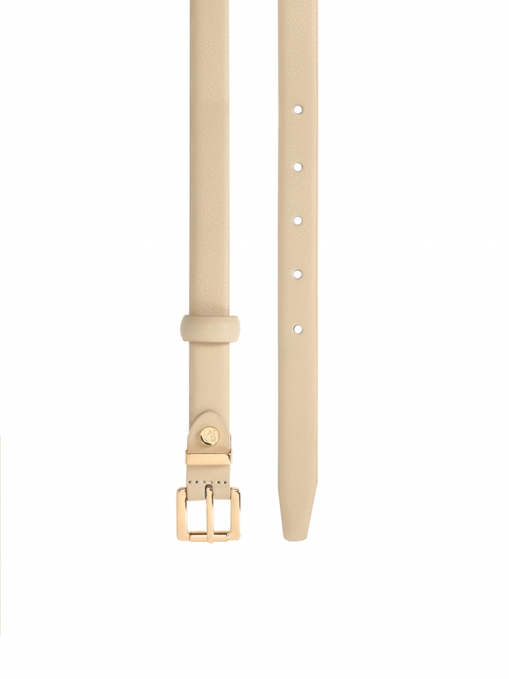 Ladies' beige belt