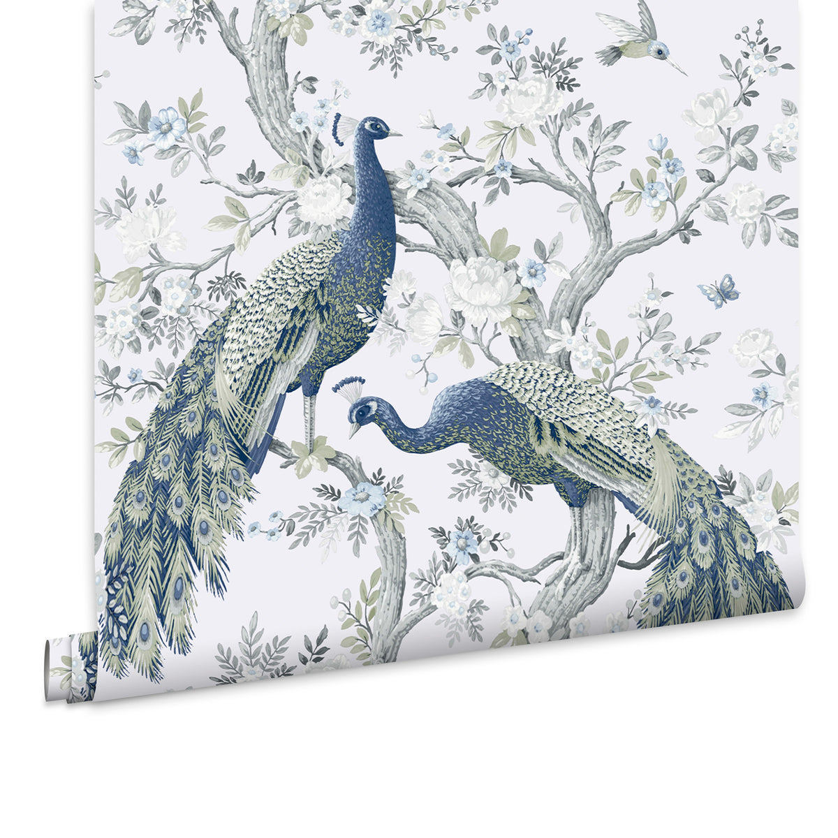 Laura Ashley Vliesbehang - Belvedere Midnight - 10mx52cm