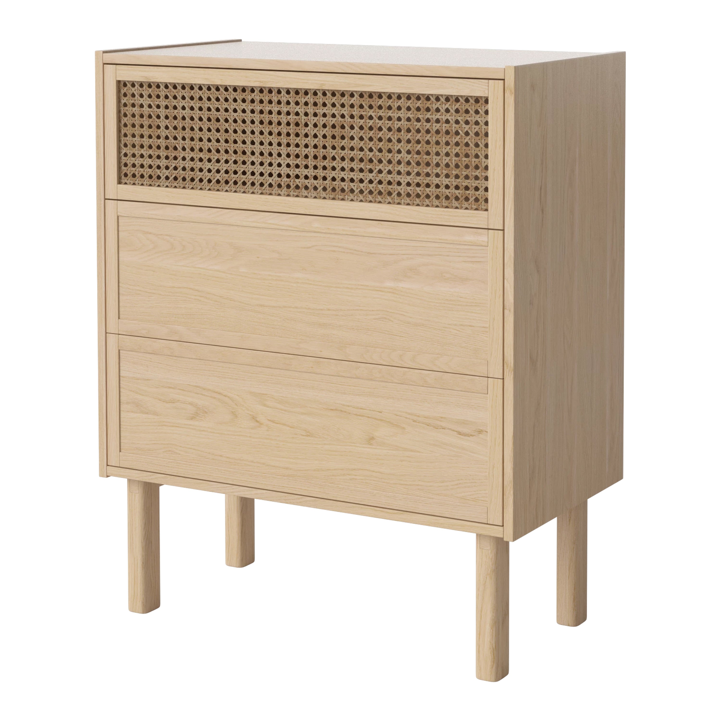 Bolia Cana Ladekast - 2 Lades - Witgepigmenteerd Geolied Eiken