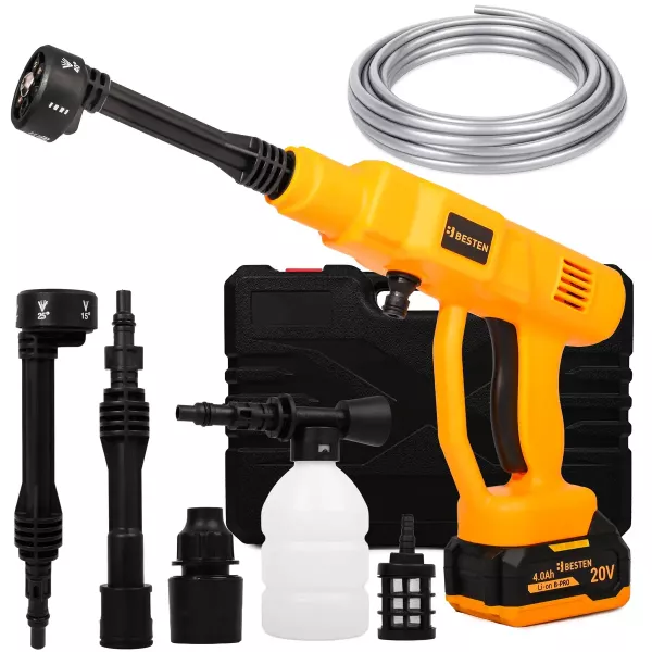 Myjka ciśnieniowa akumulatorowa BESTEN BE0002896 20V 20 bar 2x4Ah
