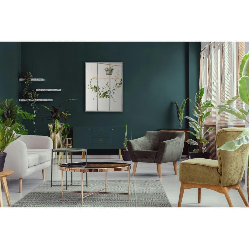 LÉON - Miroir verrière style industriel 90x120 argent