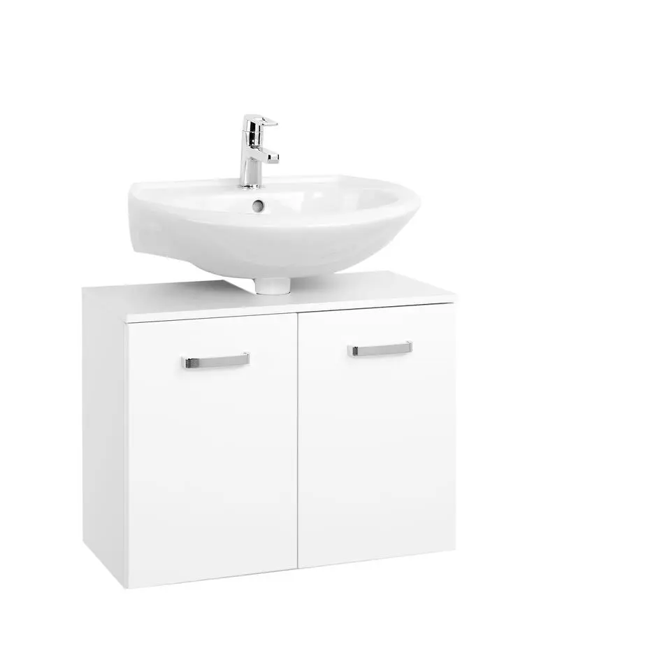 Wastafelonderkast Bobbi 70cm 2 deuren - wit