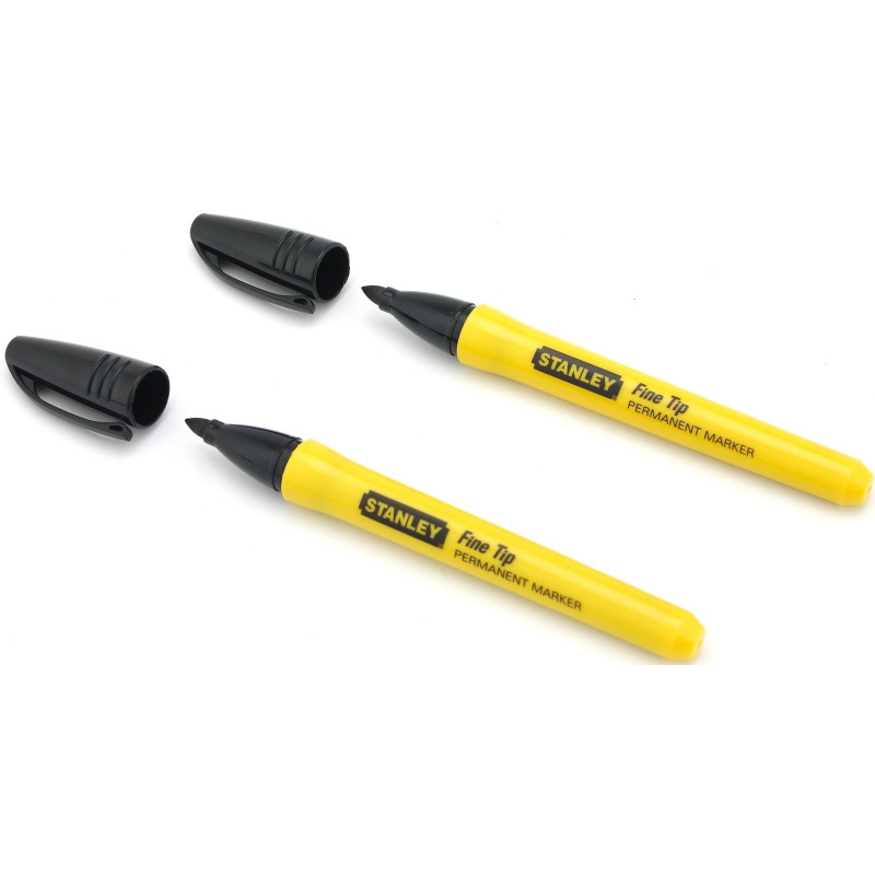 Marqueur permanent Fine Tip noir STANLEY