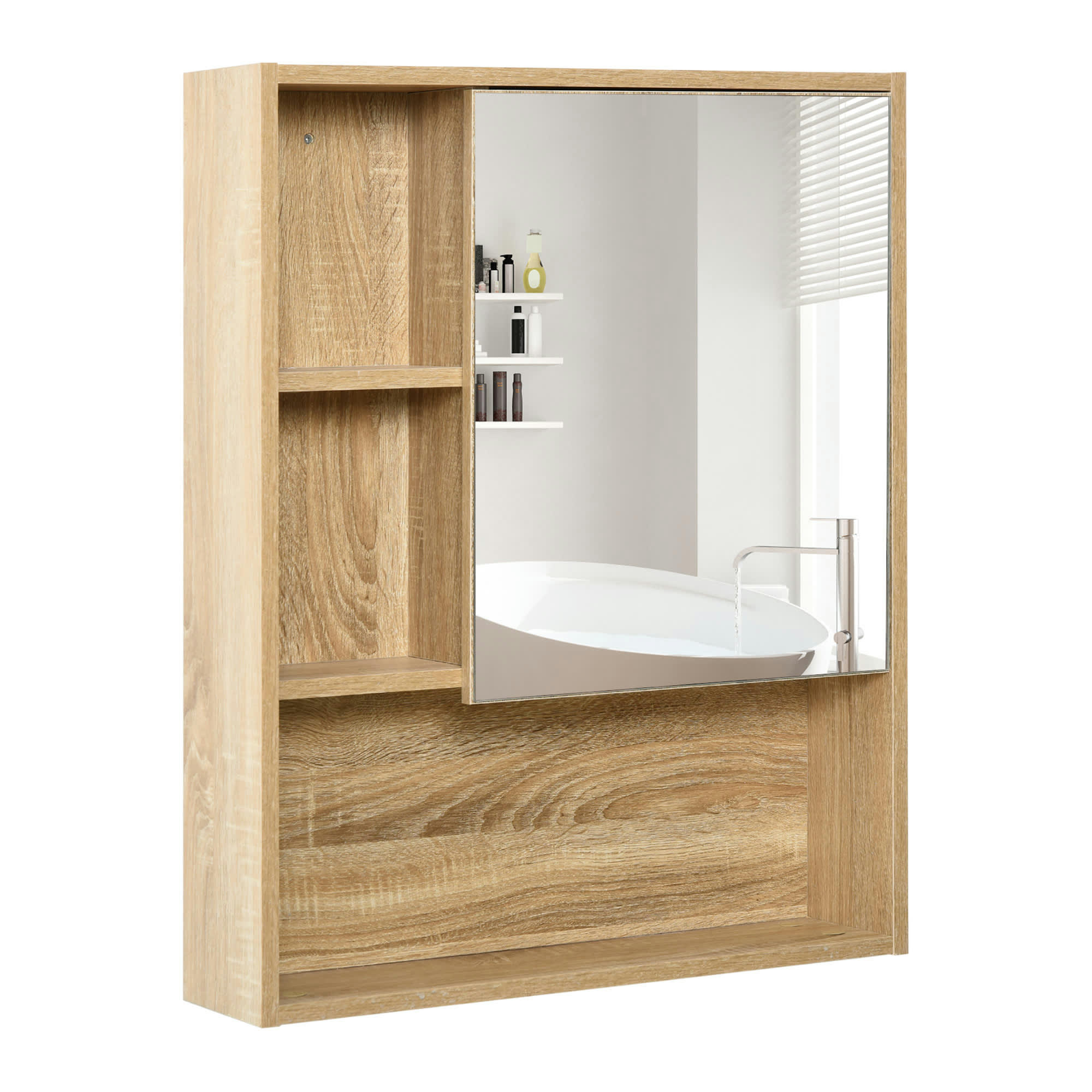 - Armoire murale salle de bain miroir