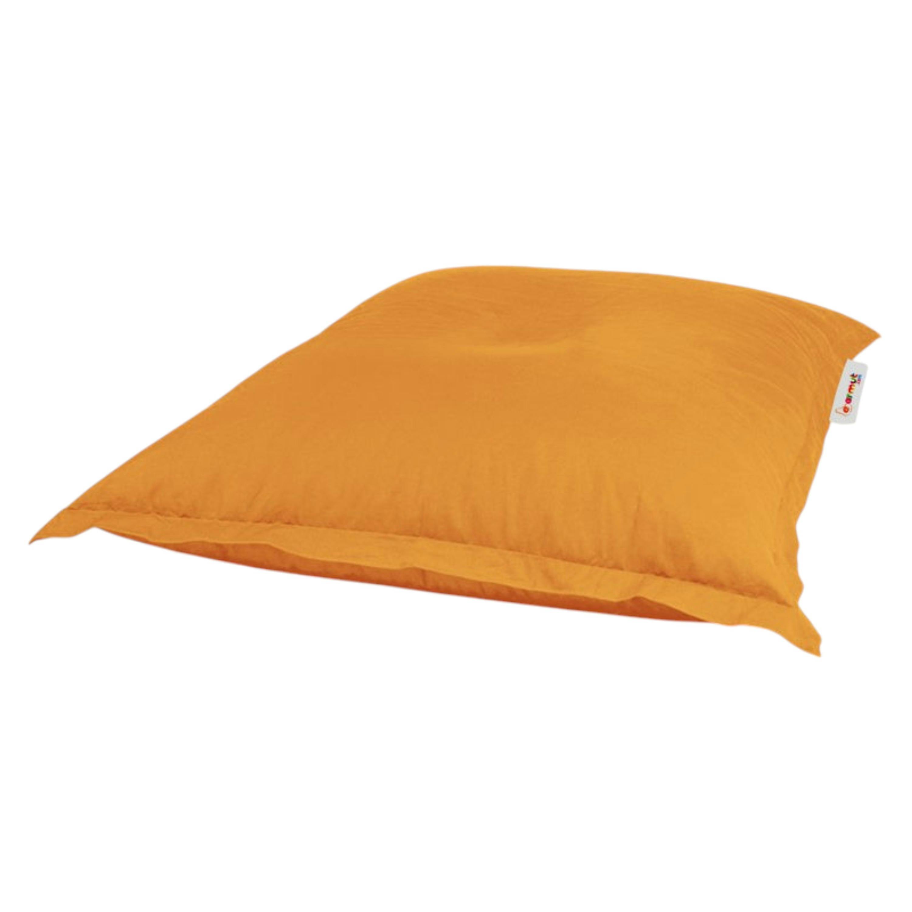 Pouf coussin de sol extérieur orange - 100 cm ARTA