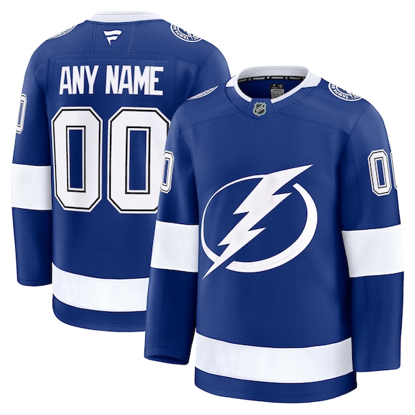 Tampa Bay Lightning  Home Premium Custom Jersey - Blue/Black/White