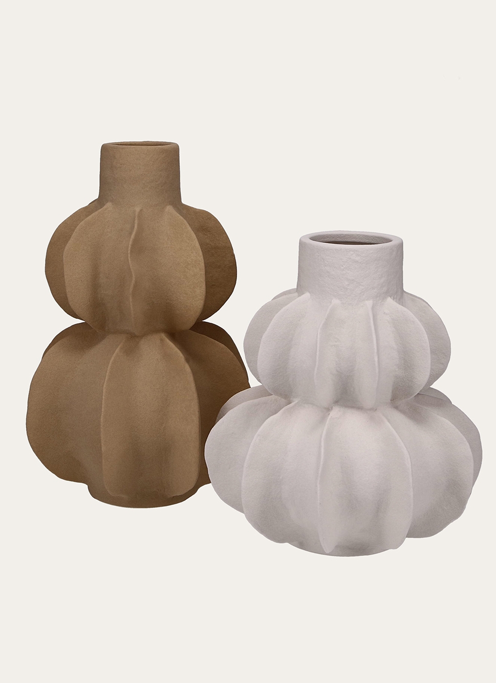 GRAND VASE MERINGUE BEIGE