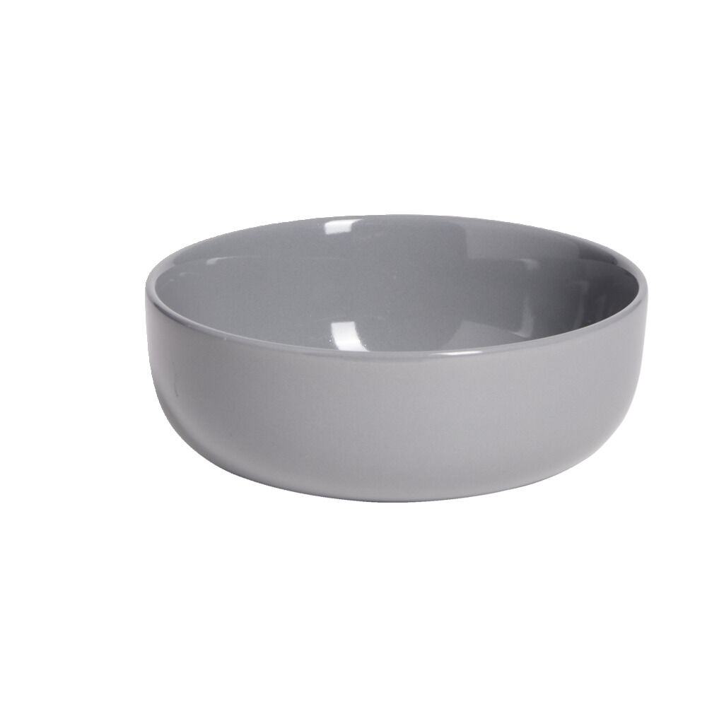 Coupelle en grès Oslo gris Ø15xH6cm
