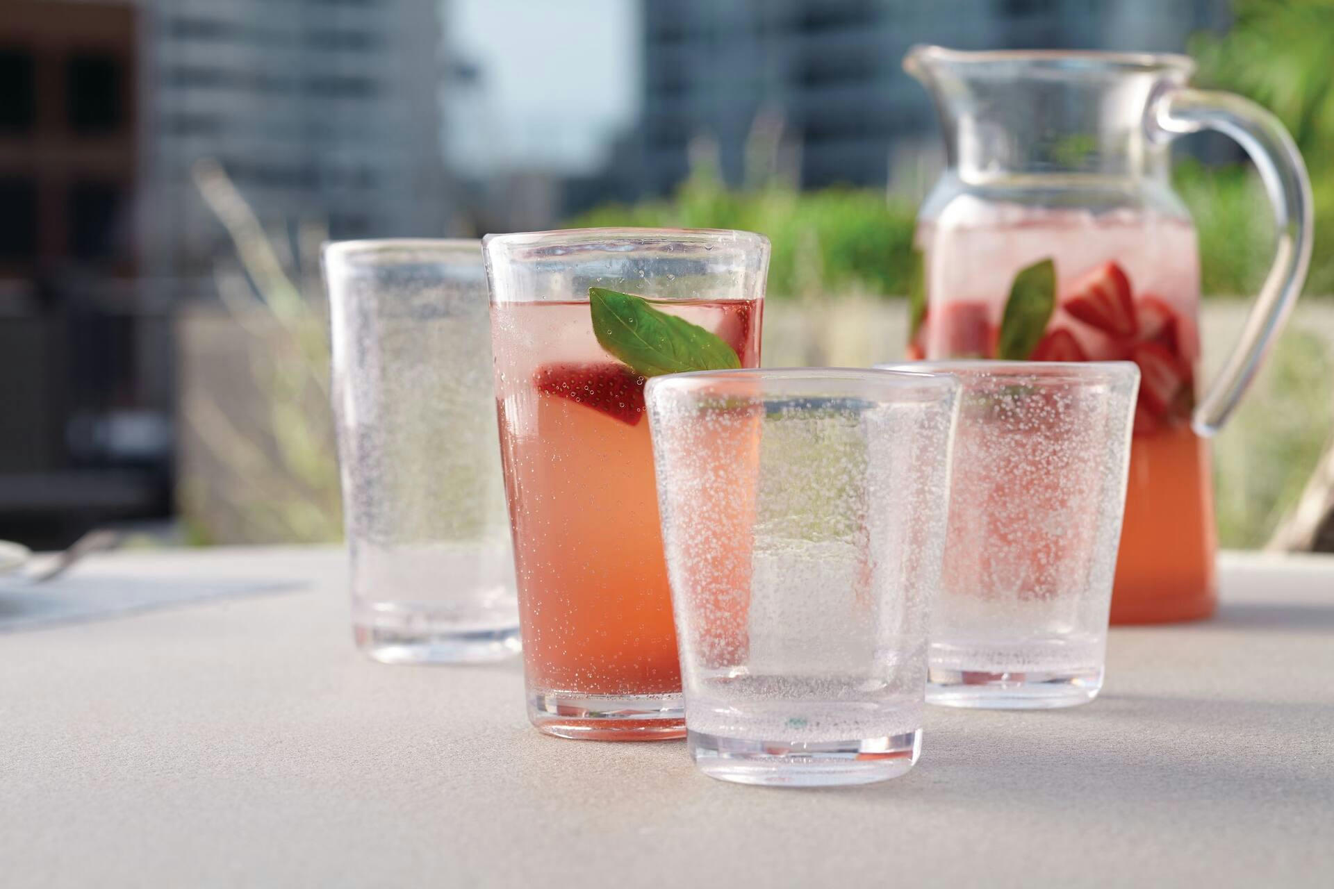 CANVAS Outdoor Ripple Tall Glasses, BPA Free, 1-pc