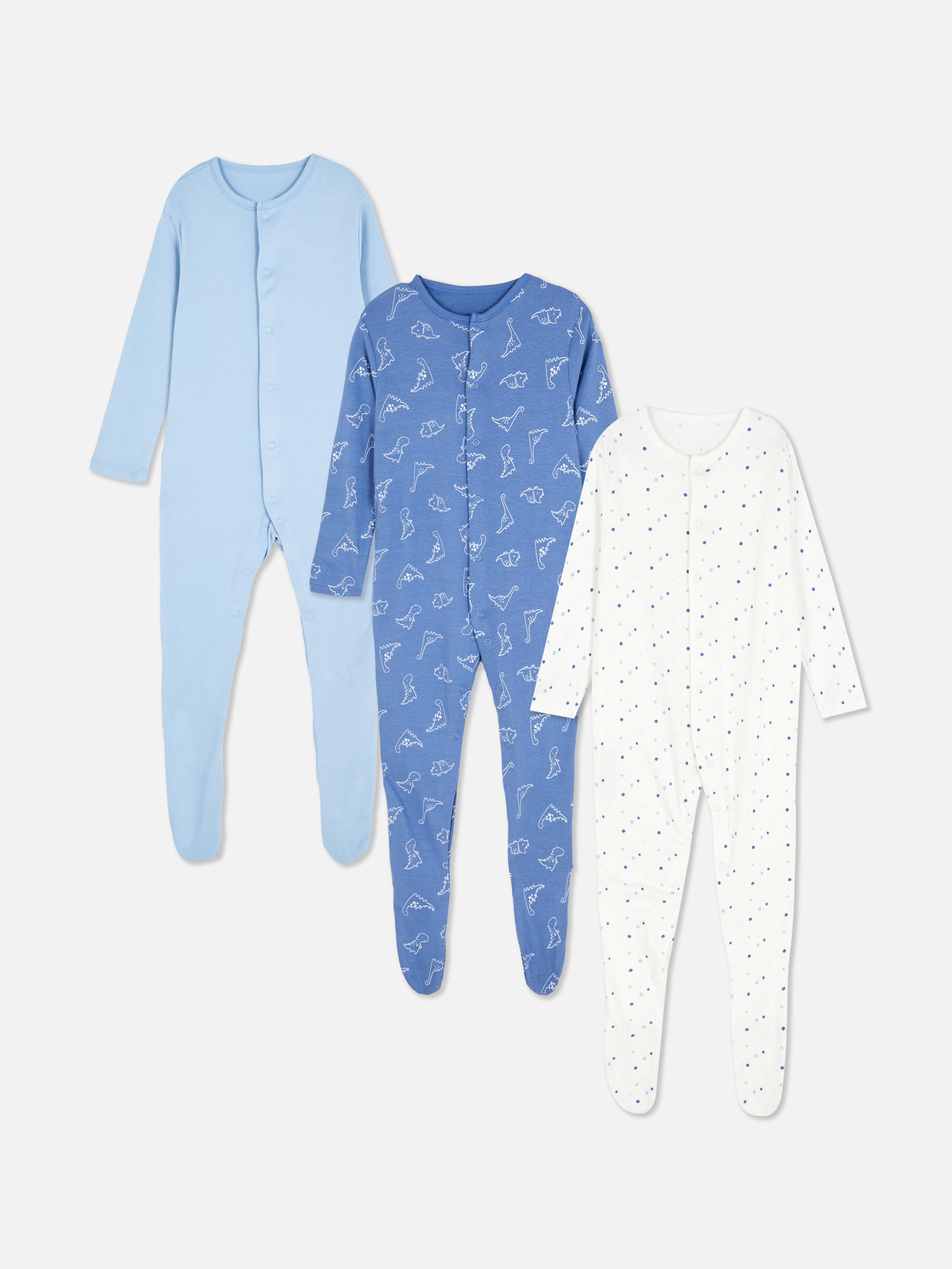 3-Pack Dinosaur Sleepers