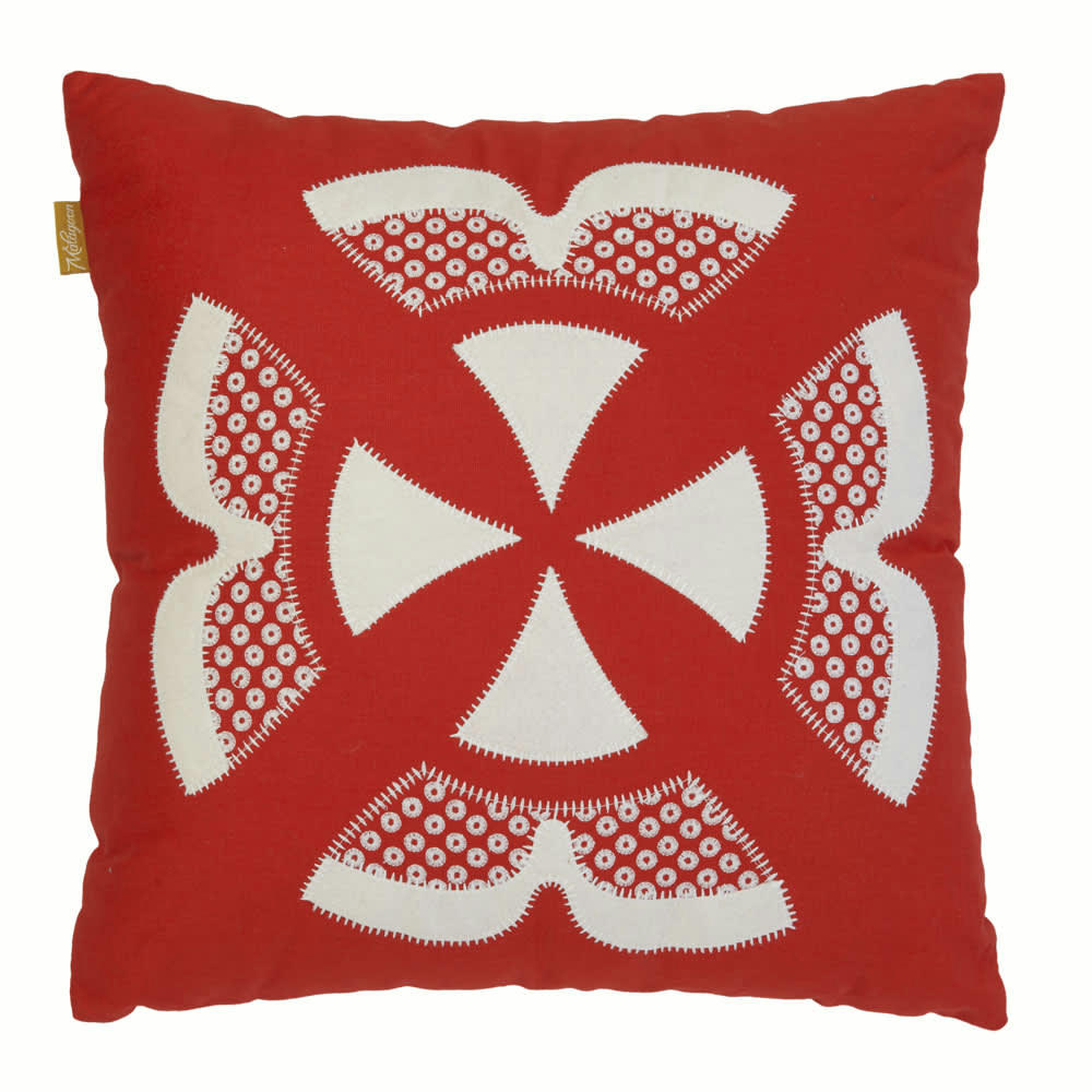 PACIFIC - Coussin rouge 50x50