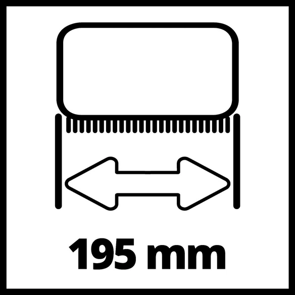 Bürste »SOFT«, schwarz, Arbeitsbreite: 19,5 cm, 0,65 kg