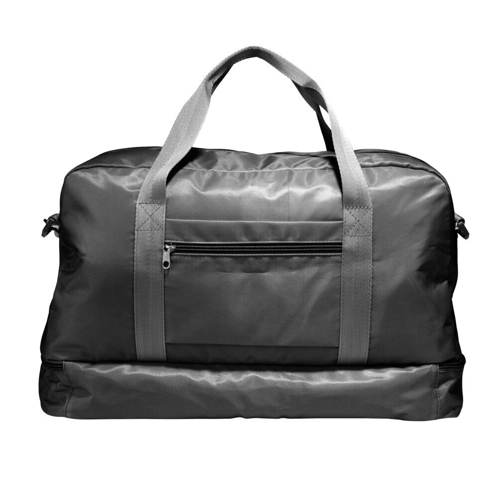 Sac de voyage polyester souple 49x25xH32cm (2 modèles noir ou bleu)