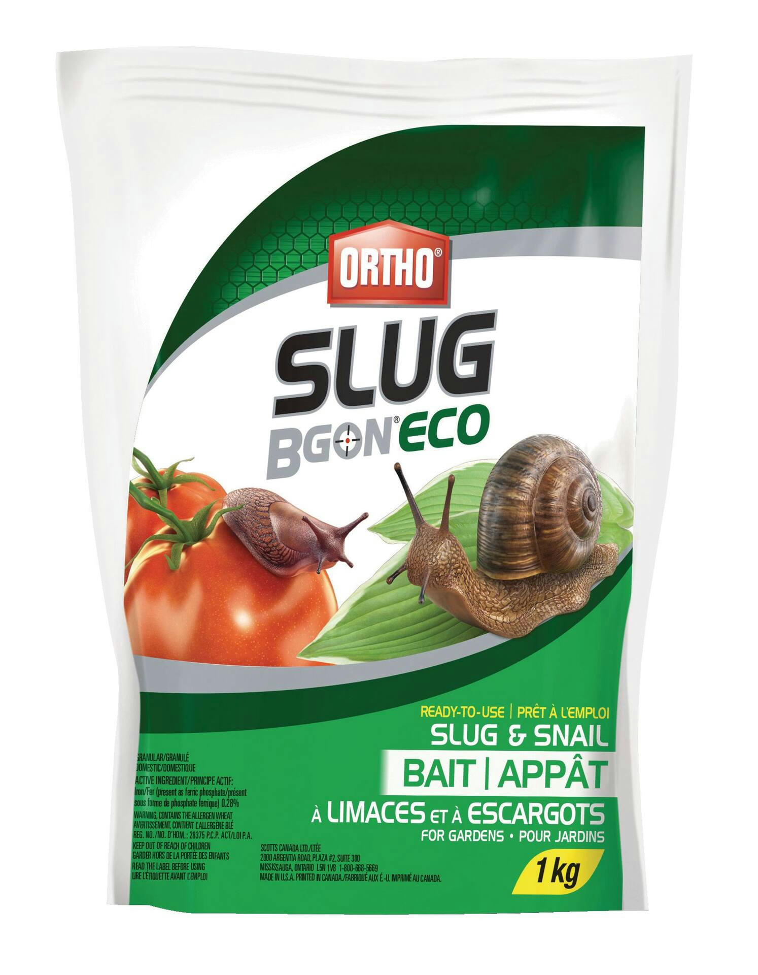 Ortho® Slug B Gon Eco Ready-to-Use Slug & Snail Bait, 1-kg
