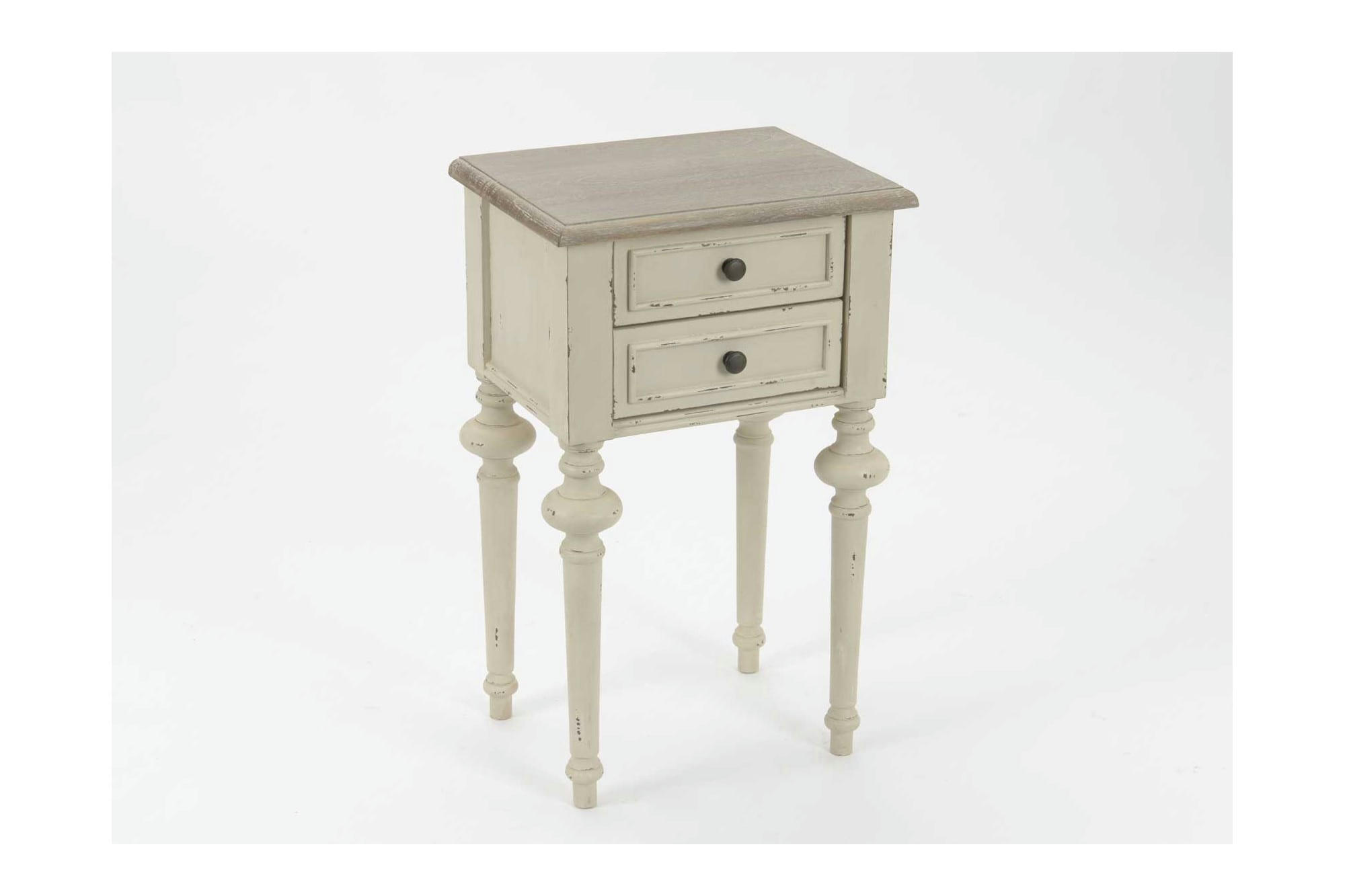 NEYLA - Table de chevet 2 tiroirs