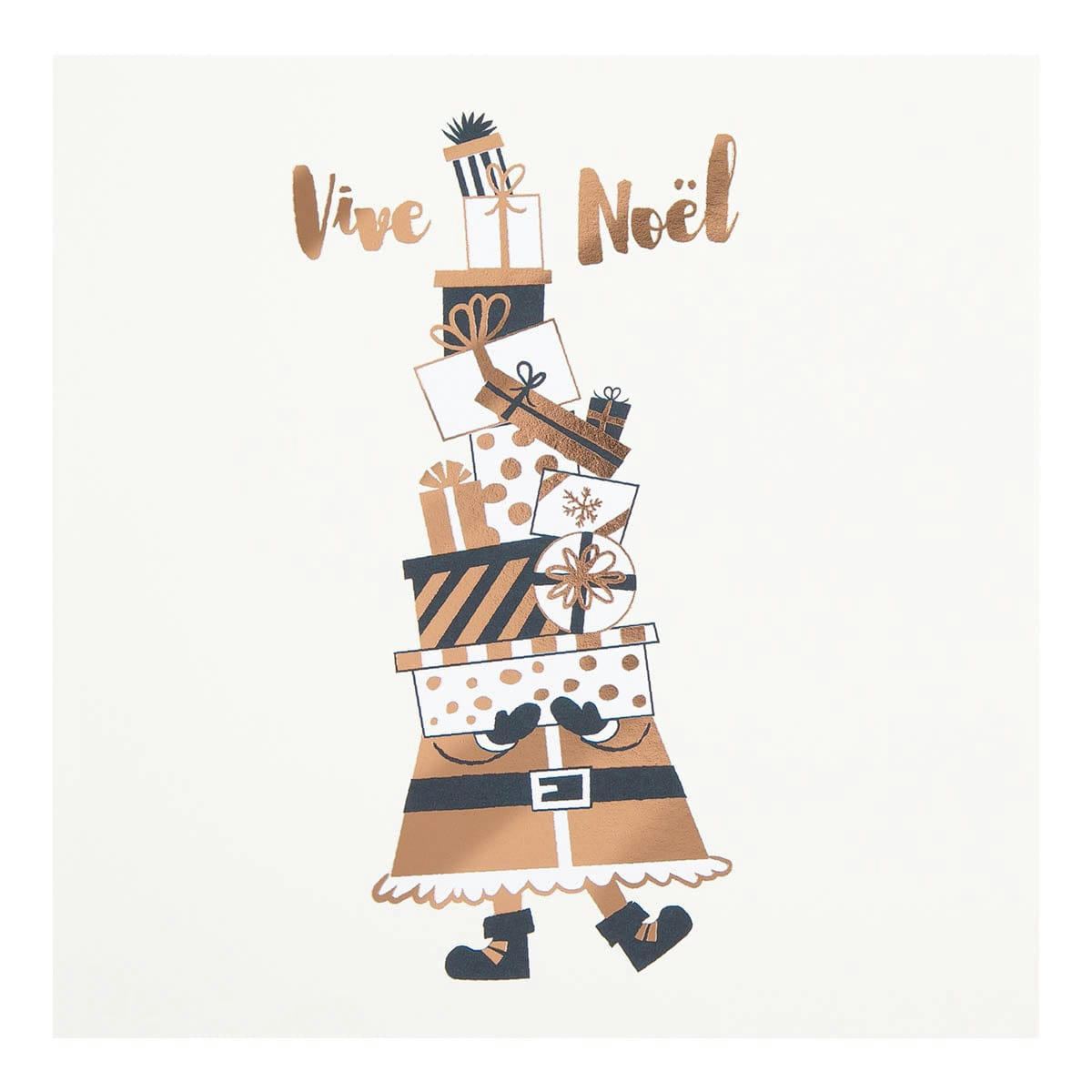 - Carte De Vœux Etincelle Cadeau Père Noël