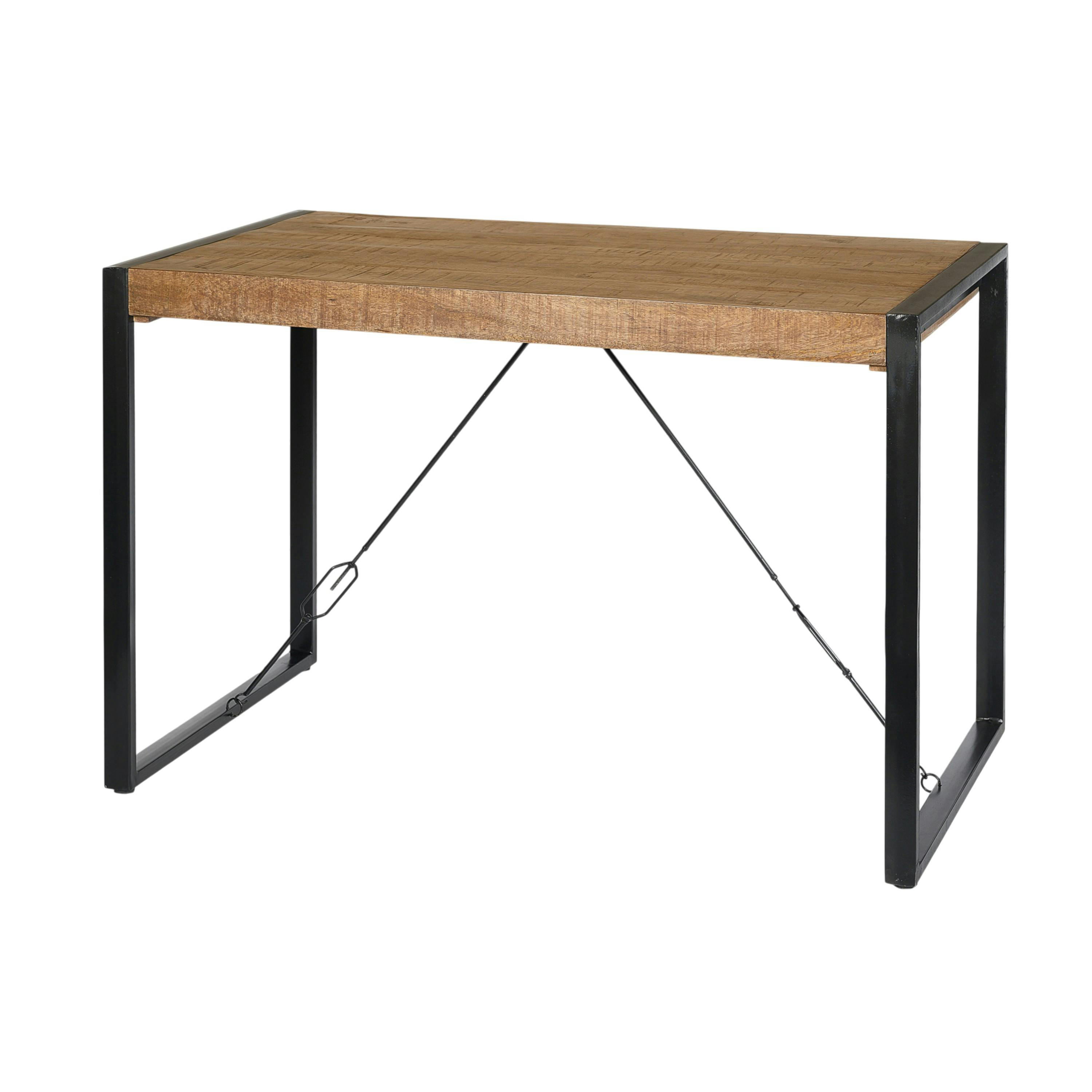 Table haute bois métal à tendeurs 140 cm KARGO