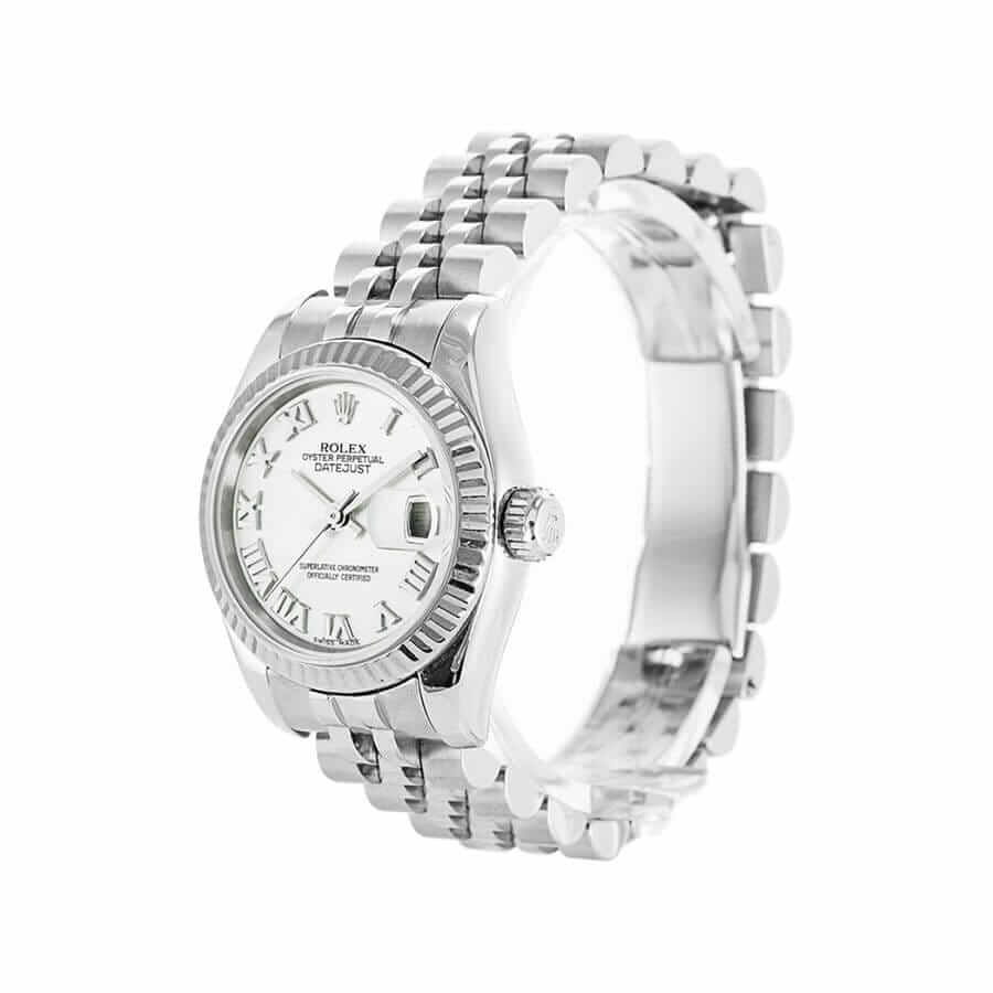 Rolex Datejust 179174 White “Roman Numeral Dial” Exact Replica 1:1