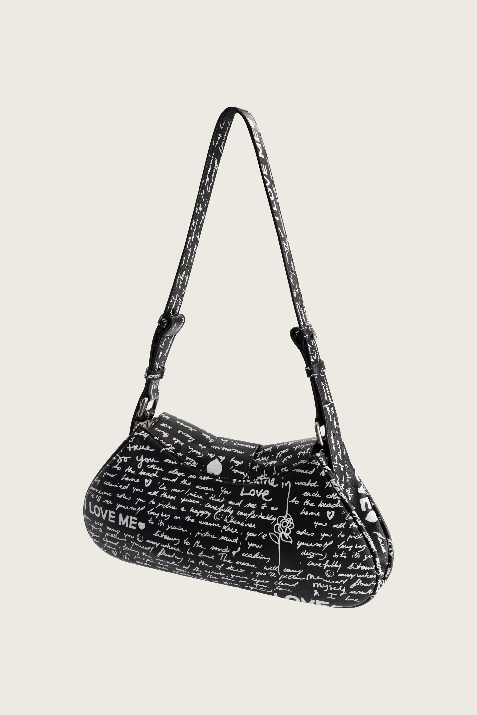 Chapot loveletter Bag | Black/Cosy White