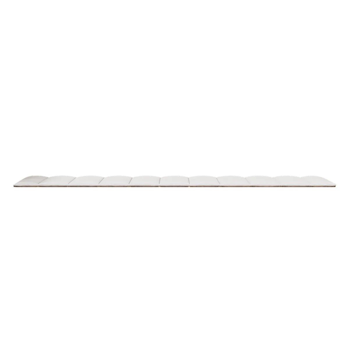 Carl Hansen - GL101 Auflage für Gartenbank, grau (Agora Liso life oat)