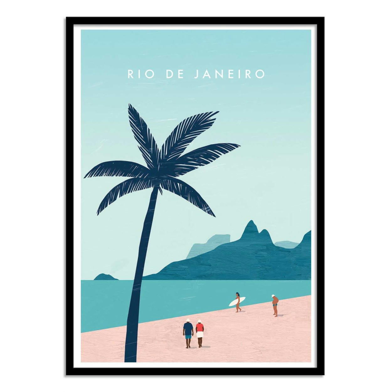 KATINKA REINKE - RIO DE JANEIRO - Affiche d'art 30 x 40 cm