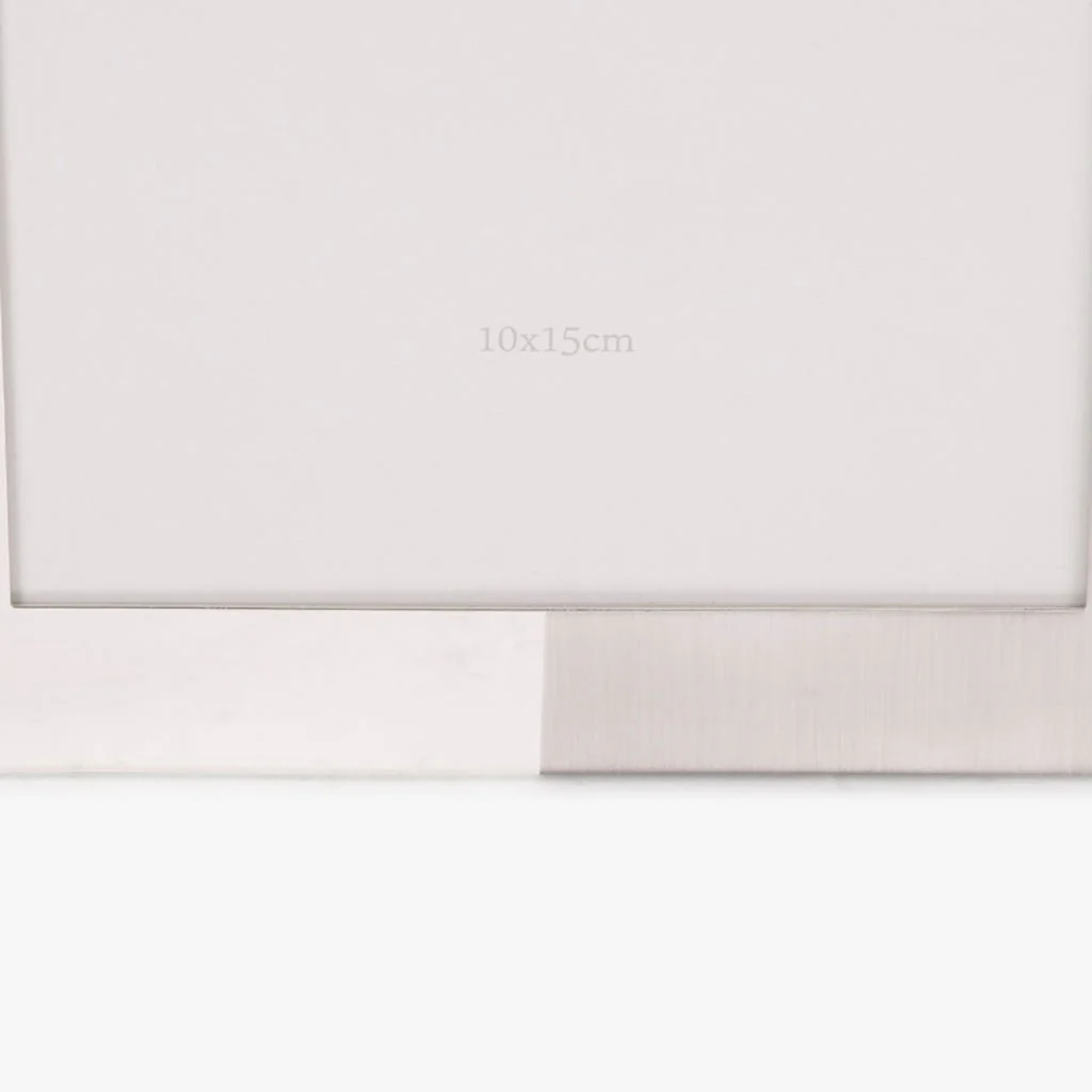 Moldura Tons Prateado 10x15 SHINY & BRUSHED