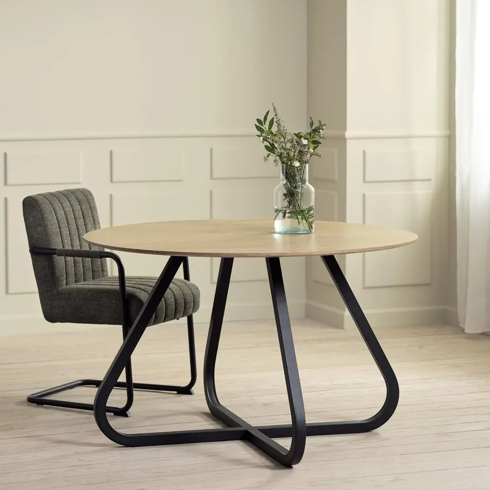 Eettafel Rond &Oslash;120cm - Naturel Eiken - 2-4 Personen - Cesura