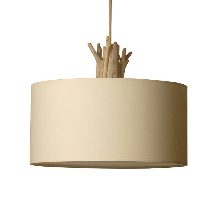 FAGOT - Suspension en bois recyclé blanc cassé