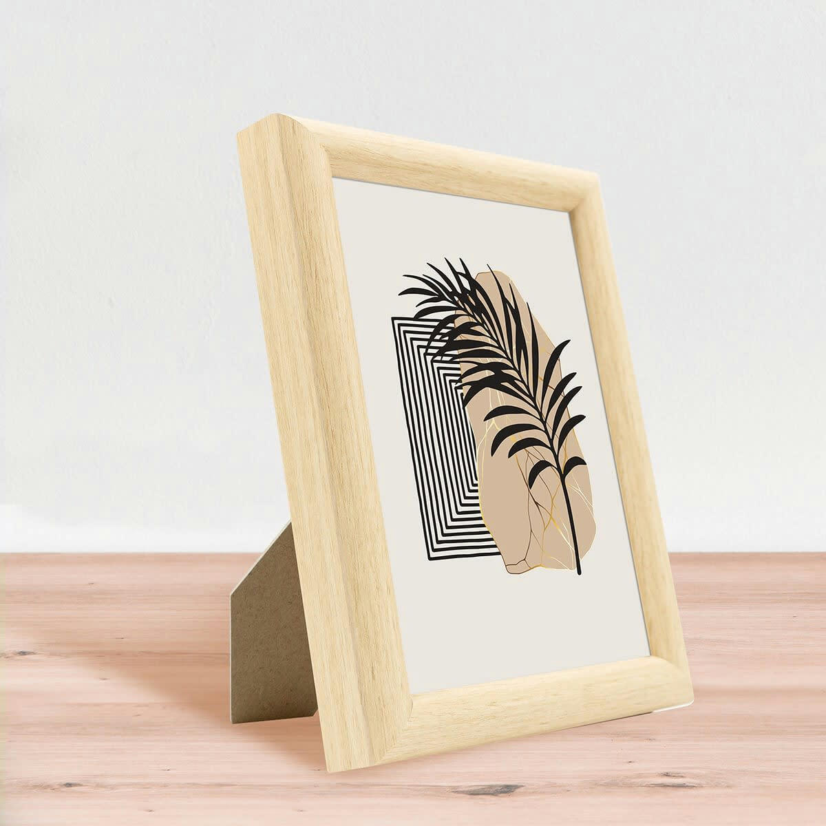 SHELTER - Cadre photo baguette arrondie brut 13x18 cm résine recyclée