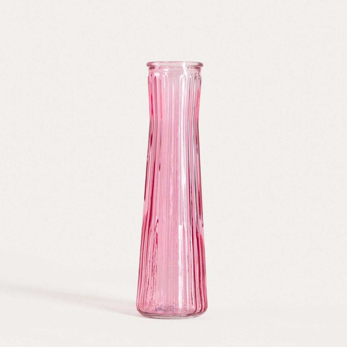 Wazon AMILY szklany różowy 6,5x23 cm