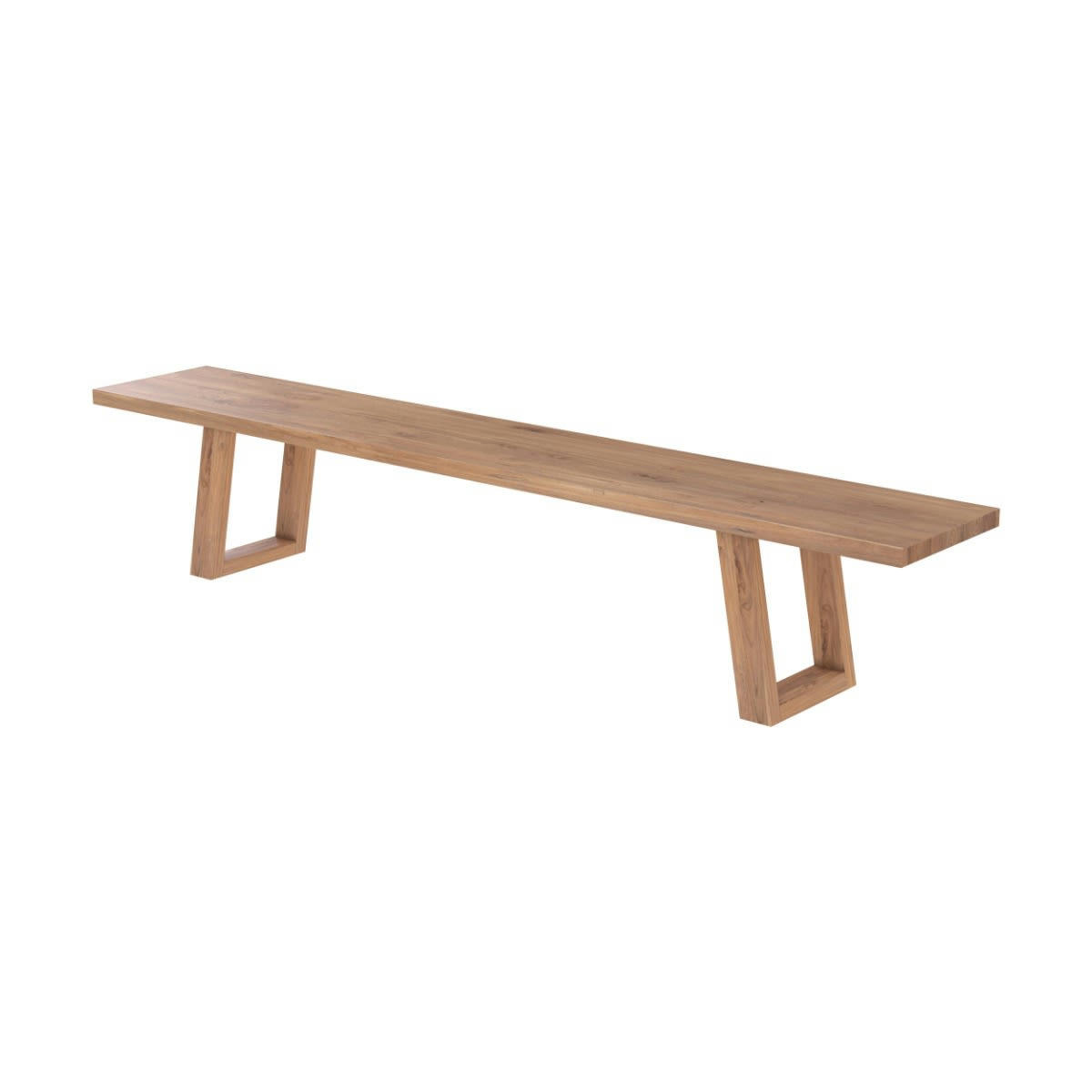 MARIE - Banc en bois de teck recyclé 240 cm