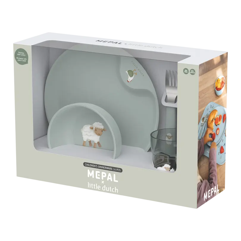 Kinder Geschirr-Set 6-teilig Mio