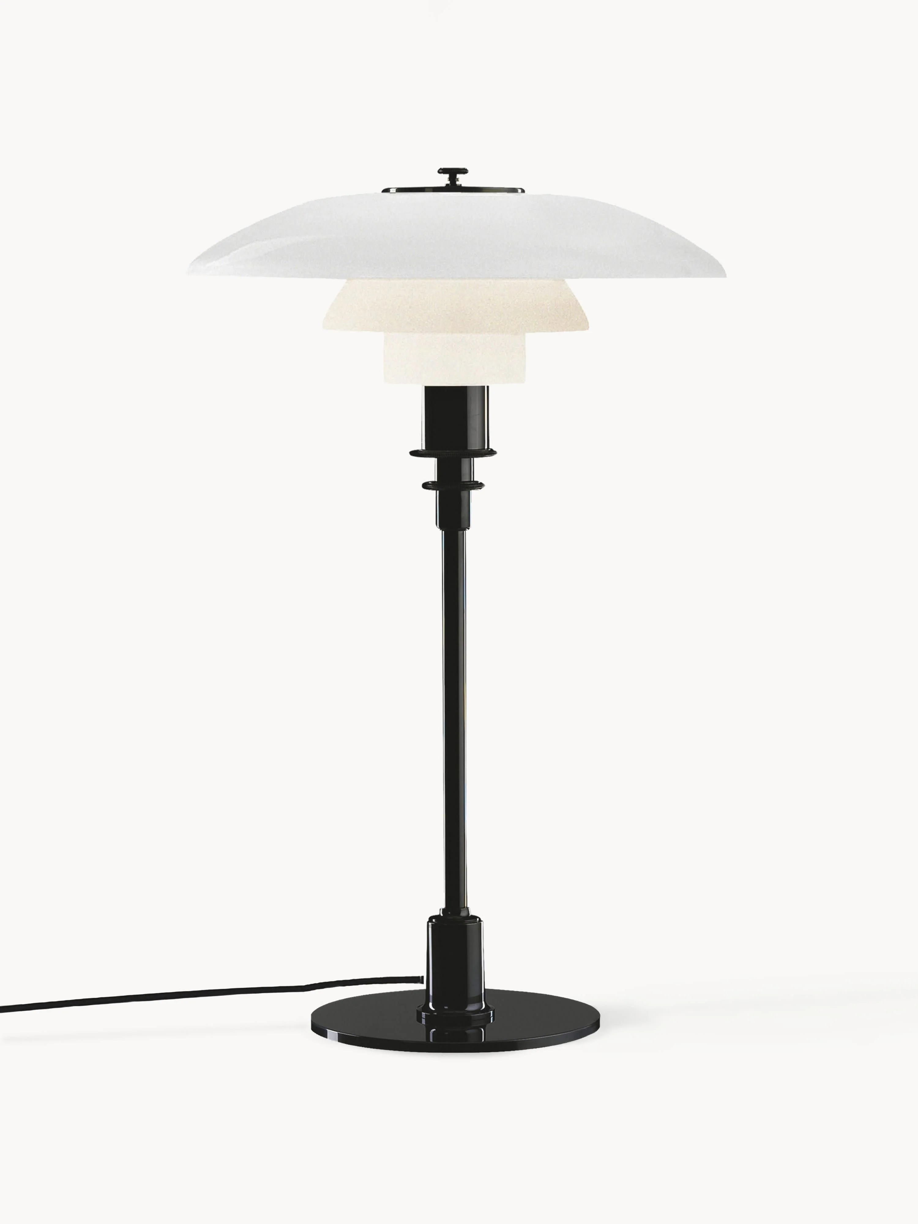Große Tischlampe PH 3/2, mundgeblasen