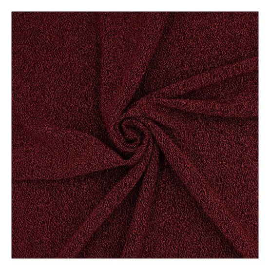 Red Metallic Jersey Fabric by the Metre