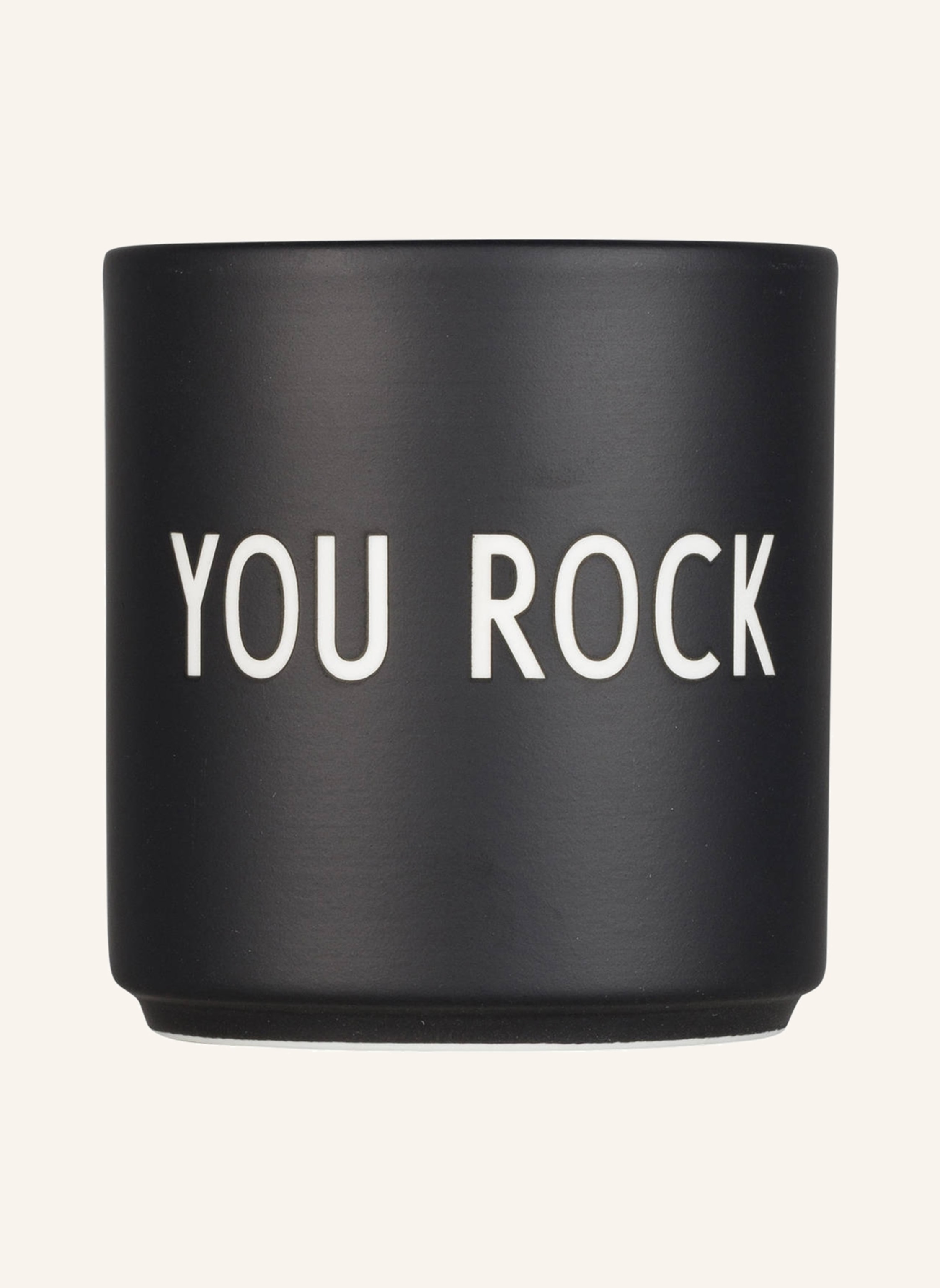 DESIGN LETTERS Becher YOU ROCK