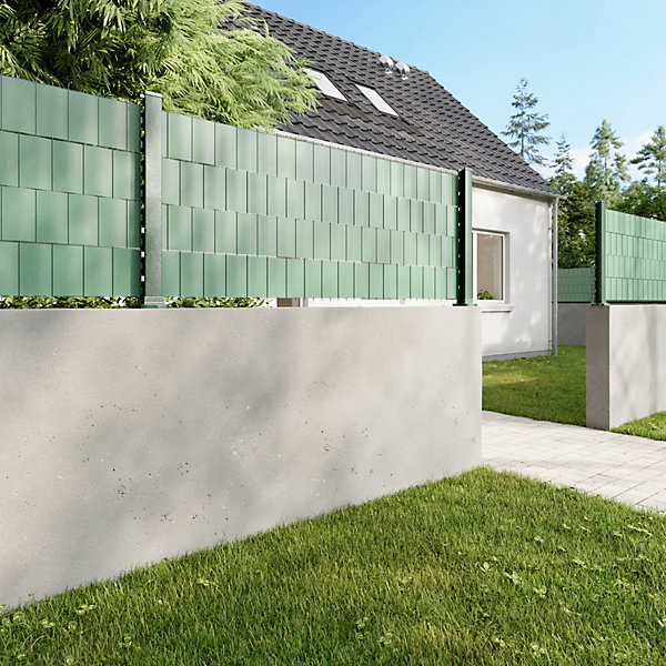 Grillage rigide vert 198,5 x h.193 cm, maille 55 x h.1930mm Blooma Louga
