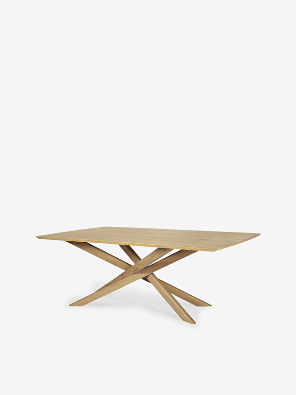 Table mikado 240 cm - ethnicraft chene clair