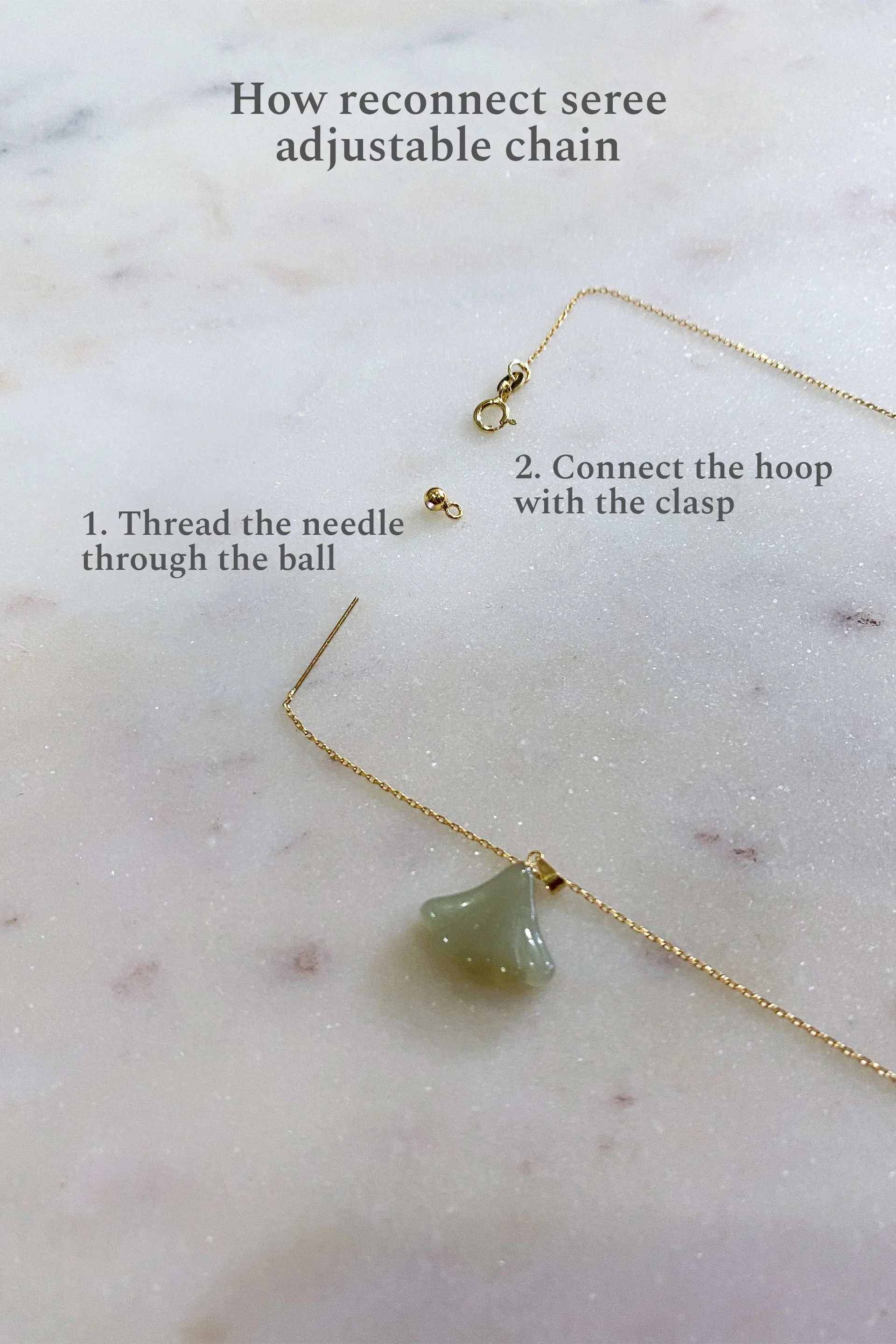 Button — Jade Pendant Necklace