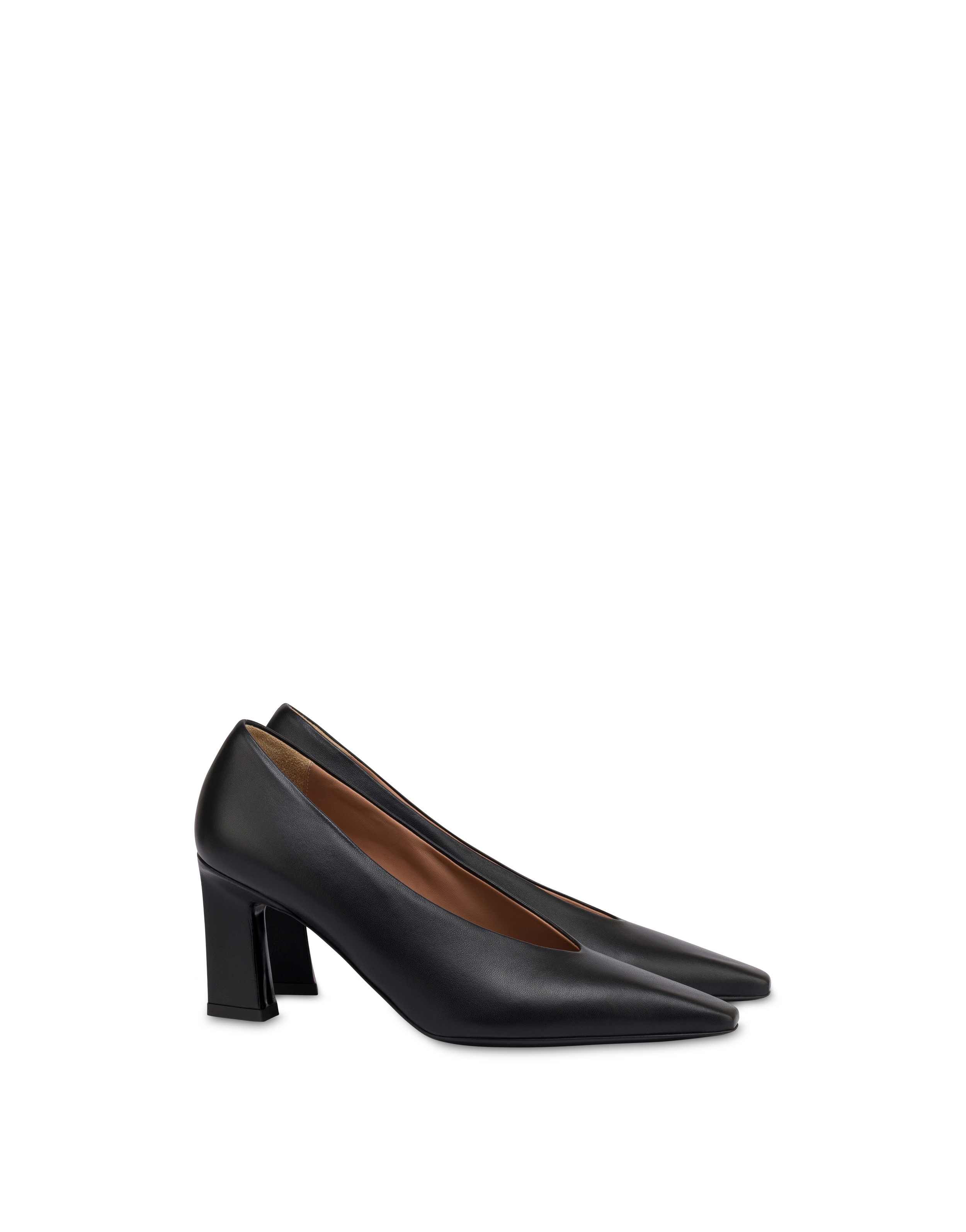 Décolleté Aurora In Nappa Nero