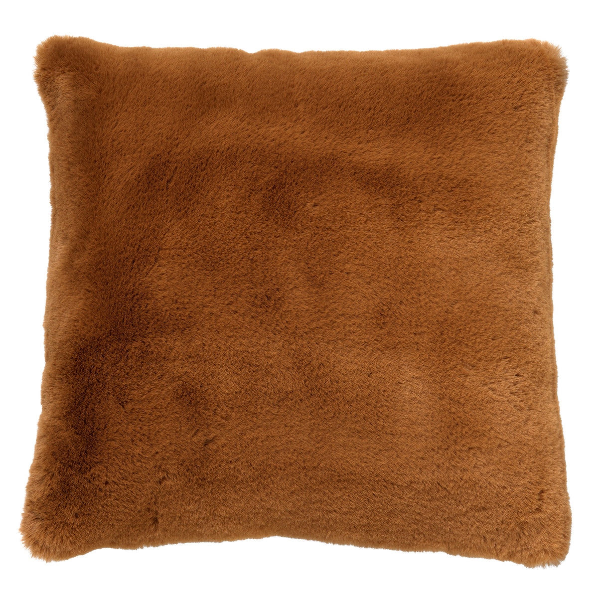ZAYA - kussenhoes 60x60 cm - bontlook - extra groot - Tobacco Brown - bruin