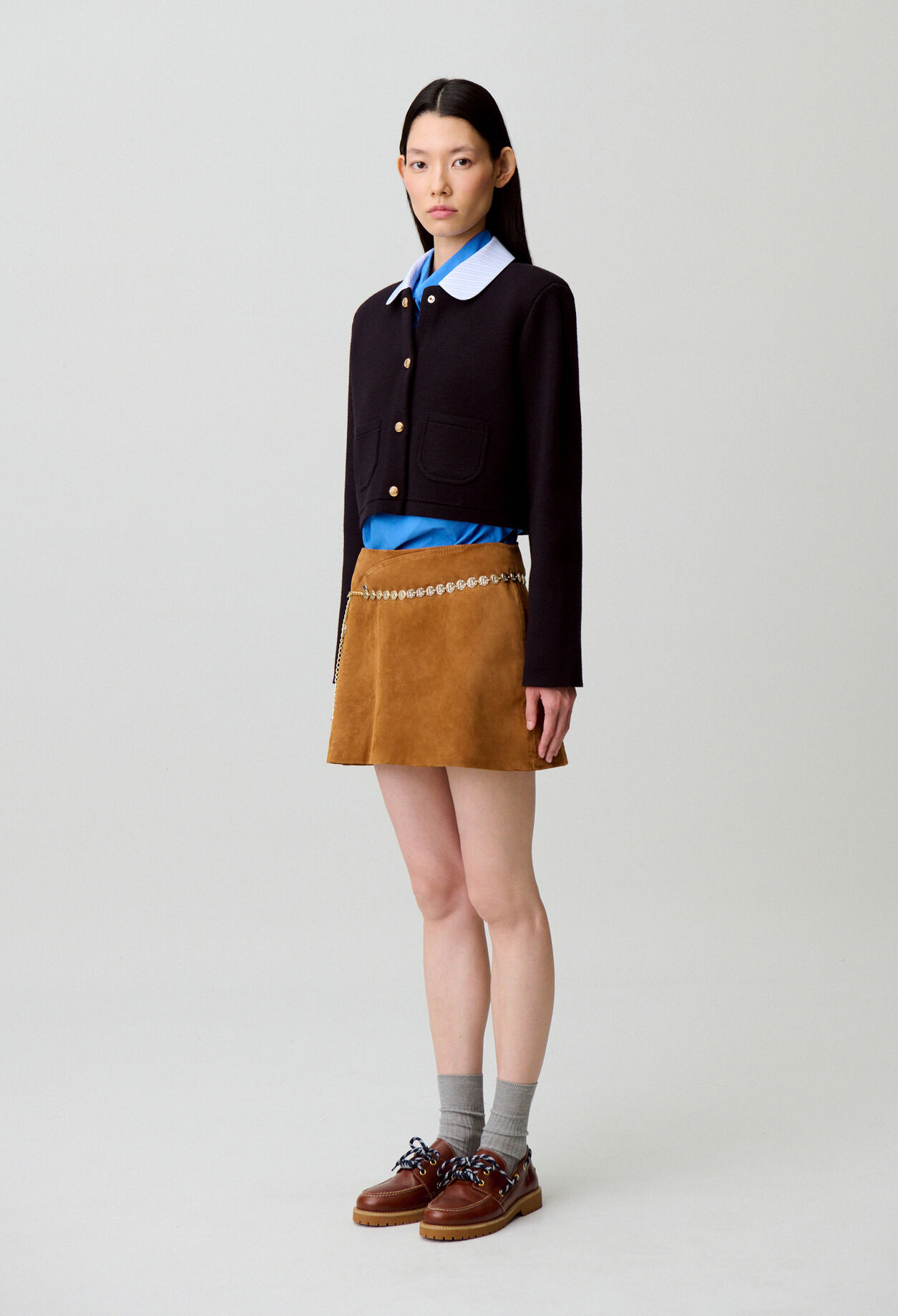 Cardigan avec col