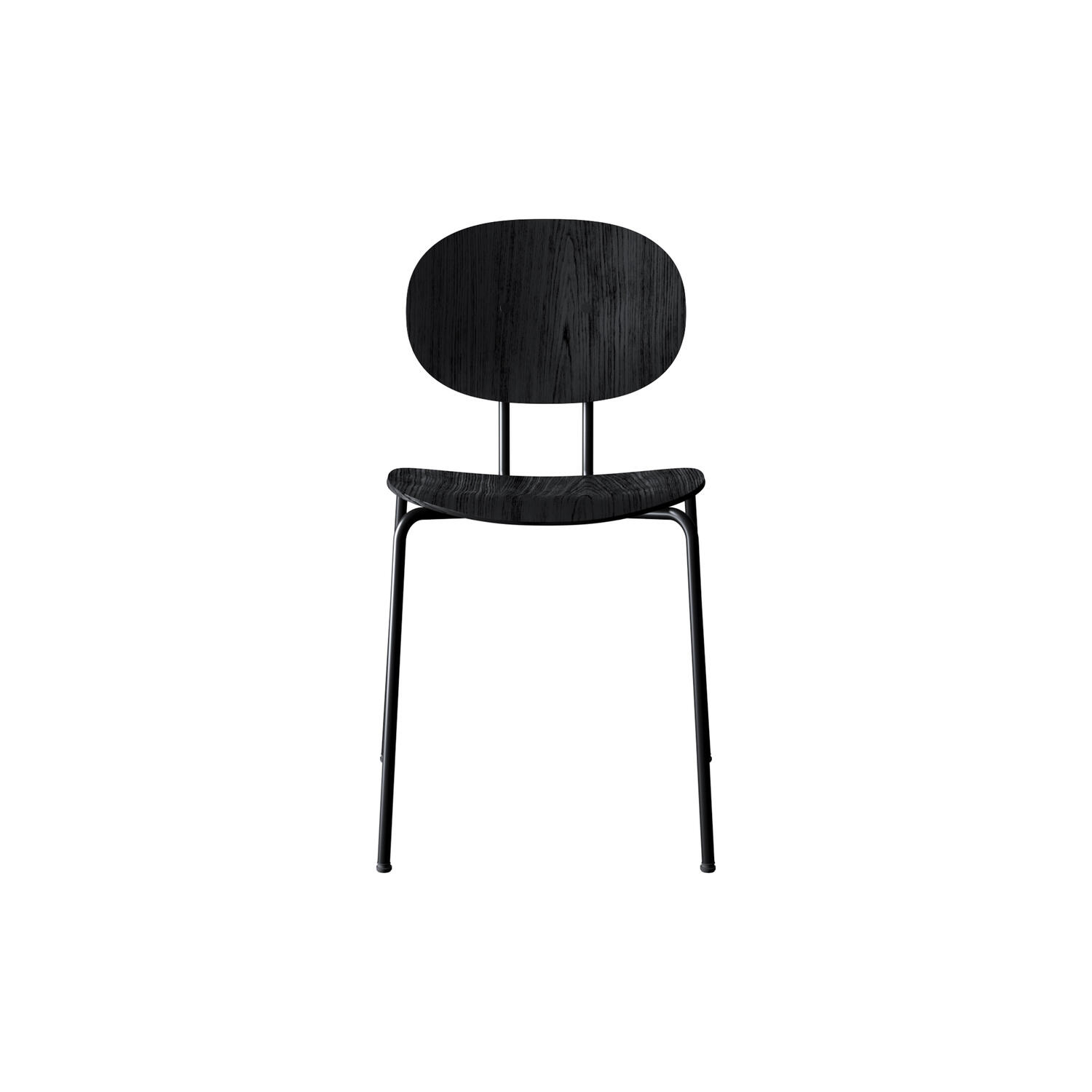 PIET HEIN Chair, sortlakeret eg