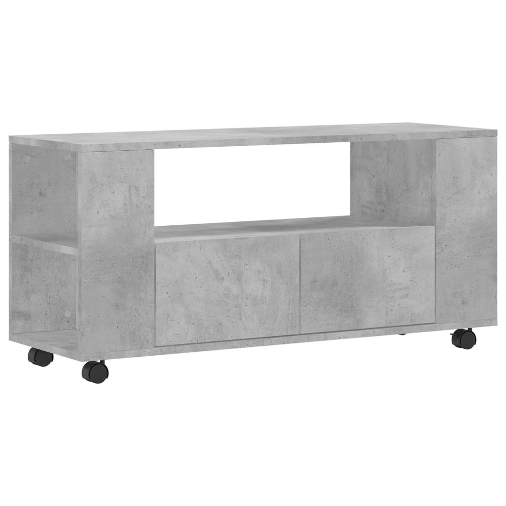 Szafka pod TV szarość betonu 102x34.5x43 cm