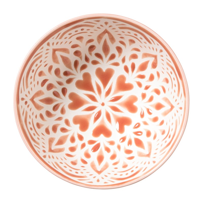 Schaaltje Abby middel - blauw/roze - &Oslash;12x5.8 cm