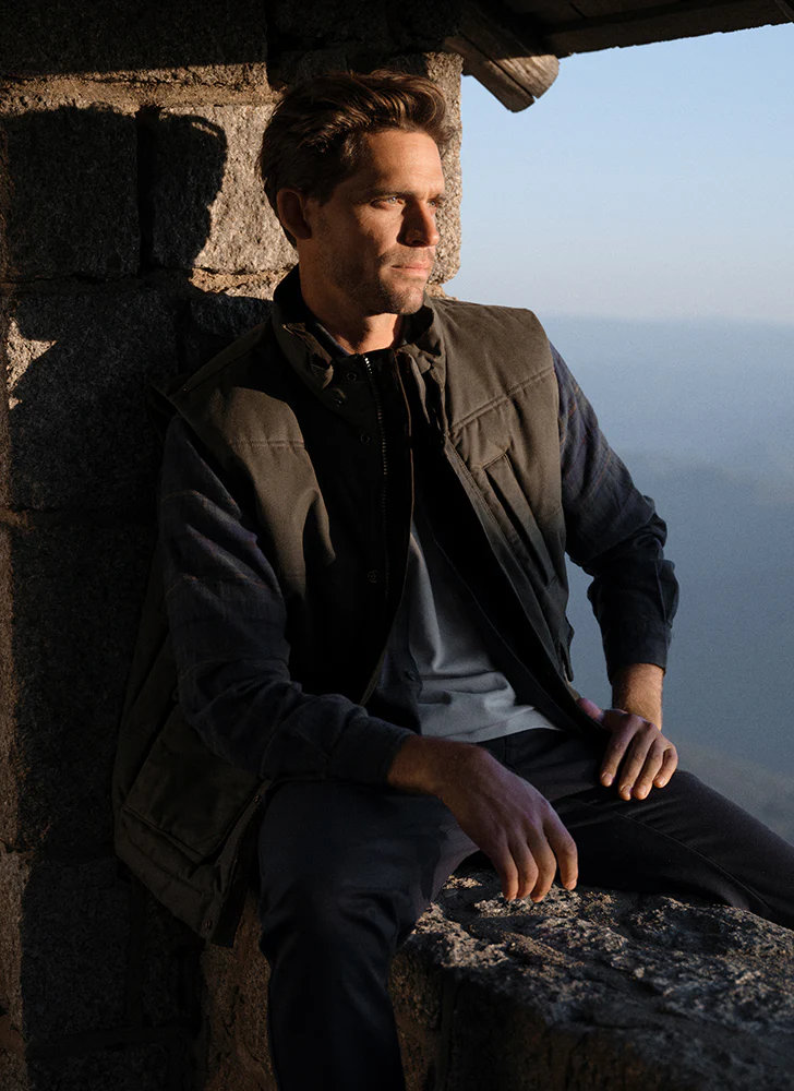 Men's Vintage Wax Padded Vest